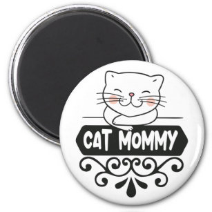 Cute cat mummy pet animal lover magnet