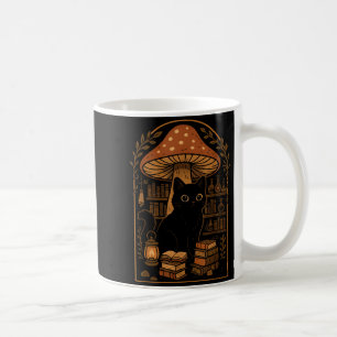 Cute Cat Nge Cottagecore Therian Clothing Book Lov Coffee Mug