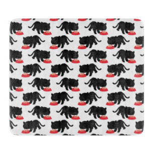 Cute Cat Noodle Funny Ramen Kawaii Japanese Food Cutting Board
