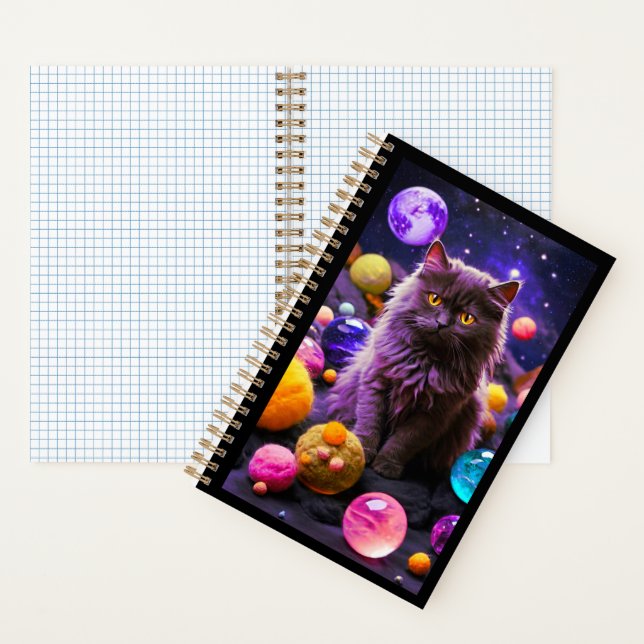 Cute Cat Notebook – Funny Journal for Cat Lovers (Inside)