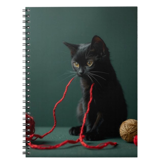 Cute Cat Notebook- Perfect for cat lovers Notebook (Front)