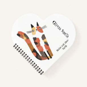 Cute Cat Notebook – Personalised Journal for Cats