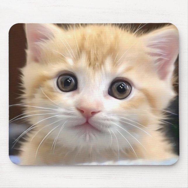 cute cat pads mouse pad (Front)