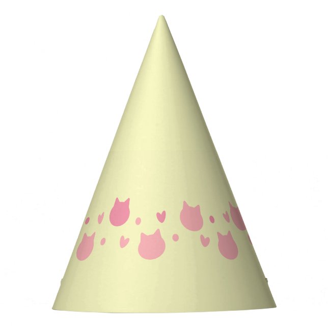 Cute Cat Party Hat (Front)