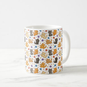 Cute Cat Pattern Coffee Mug
