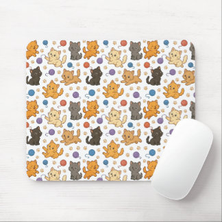 Cute Cat Pattern Mouse Pad
