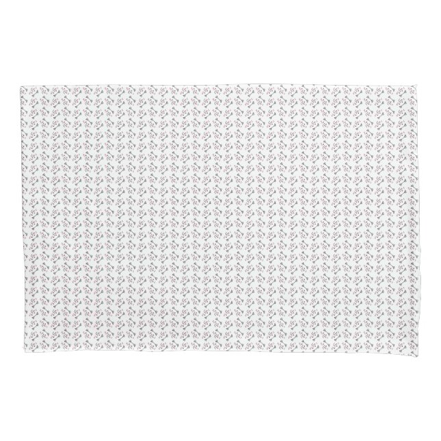 Cute Cat Pattern Seamless Background Pillowcase (Front)