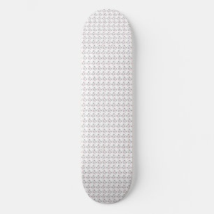 Cute Cat Pattern Seamless Background Skateboard
