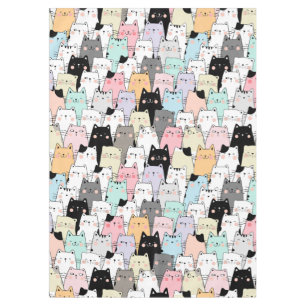 Cute Cat Pattern Tablecloth