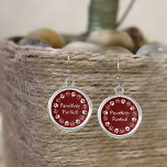Cute Cat Pawsitively Purrfect Paw Prints Earrings<br><div class="desc">Adorable paw print earrings let’s everyone know you’re pawsitively purrfect!</div>