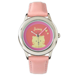Cute Cat- Personalised Kids Watch