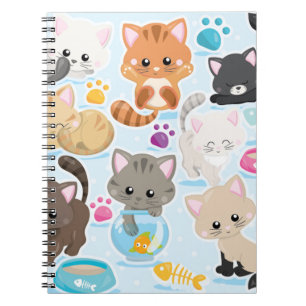 cute cat pet lovers cat mama notebook