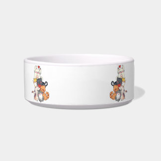 Cute Cat Pile of Love – Adorable Kittens Hugging Bowl