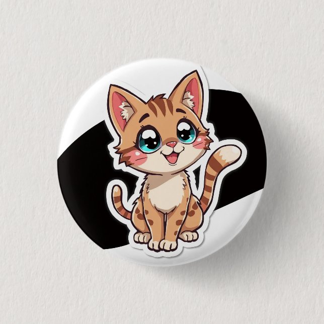 Cute Cat Pin (Front)