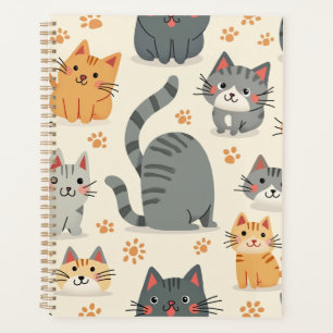 cute cat planner