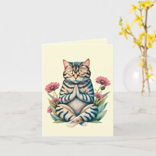 Cute Cat Prayers Healing Comfort for Loved One Card