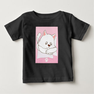 Cute Cat Print Baby T-Shirt