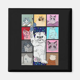 Cute Cat Purring In My Lap Cause It Loves Me Cat L Magnet