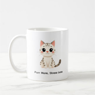 Cute Cat Quote Coffee Mug