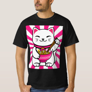 Cute Cat Ramen Anime Kawaii Teen gift teens T-Shirt