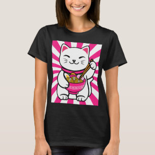 Cute Cat Ramen Anime Kawaii Teen gift teens T-Shirt