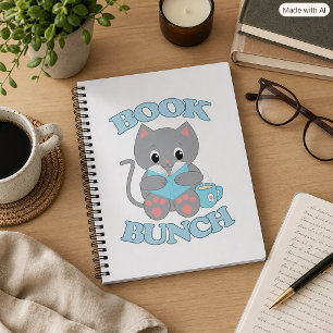 Cute Cat Reading a Book for Book Lovers