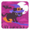 Cute Cat riding broom Halloween
