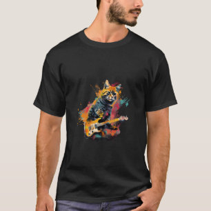 cute cat rocks tar design  T-Shirt