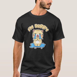 Cute Cat Says I'm Sorry T-Shirt
