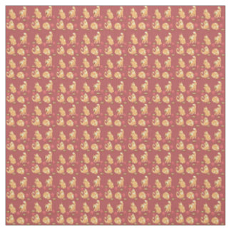 Cute Cat Seamless Pattern Fabric