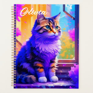 Cute Cat Sitting in Window Ai Art Planner