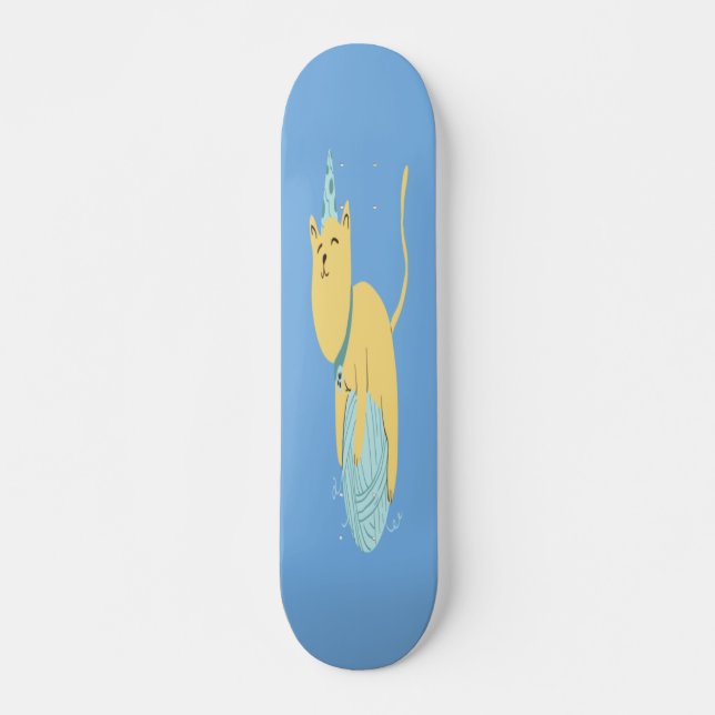 Cute Cat Skateboard (Front)