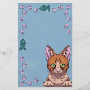 Cute Cat Stationery