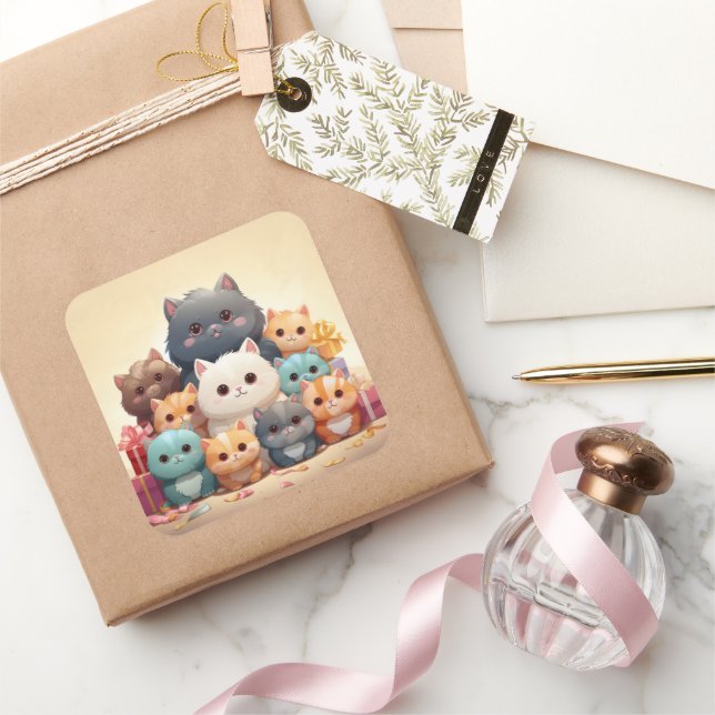 Cute cat sticker (Gifting)