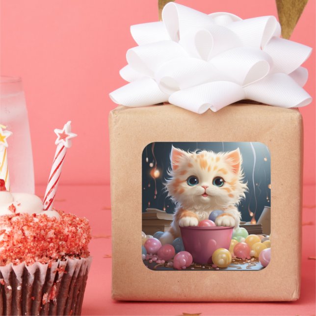 Cute cat sticker (Party)