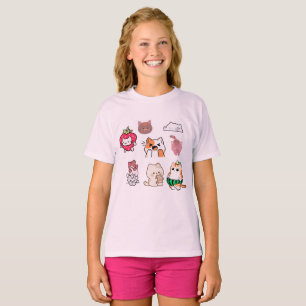Cute Cat Stickers – Kitty Sticker Collection T-Shirt