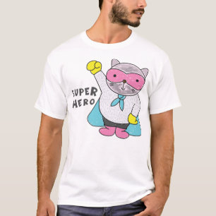 Cute cat superhero T-Shirt