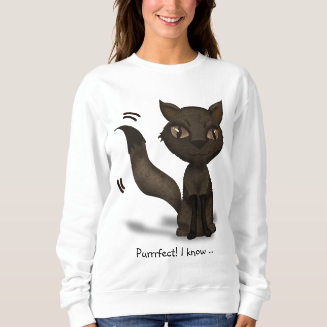 Cute Cat Sweatshirt (Front)