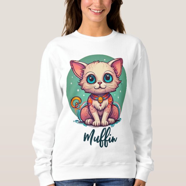 Cute Cat Sweatshirt (Front)