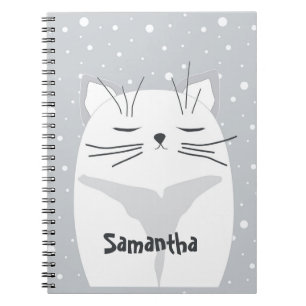 Cute cat, symbol of 2023. notebook