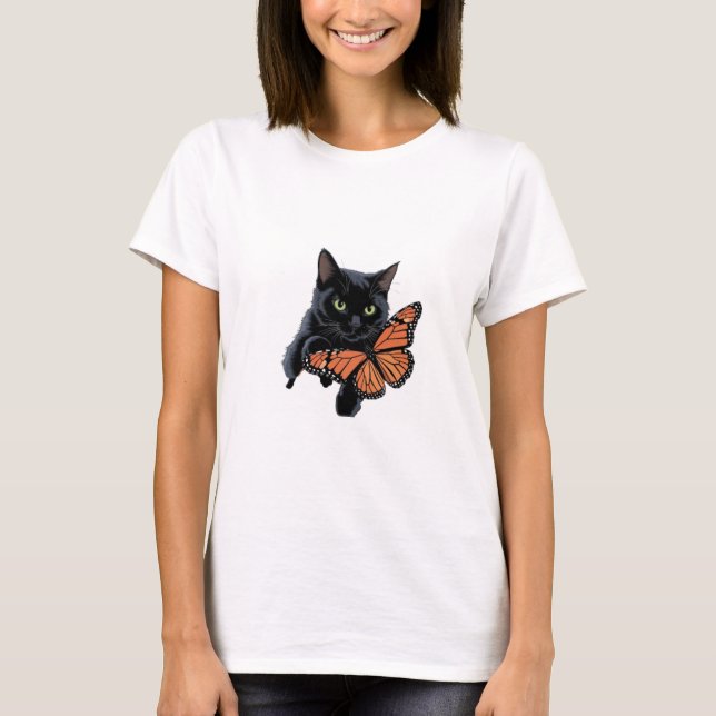 Cute cat  T-Shirt (Front)