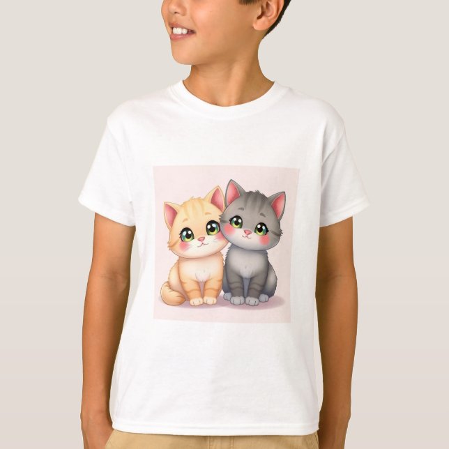 Cute Cat T-Shirt (Front)