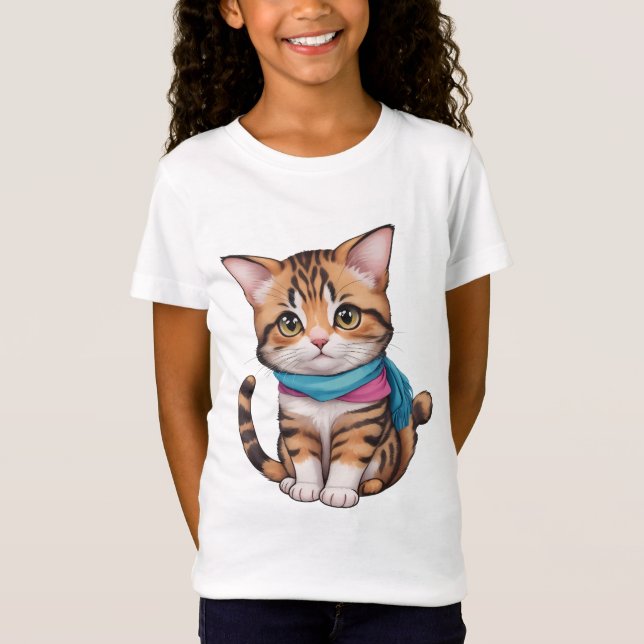 Cute cat T-Shirt (Front)