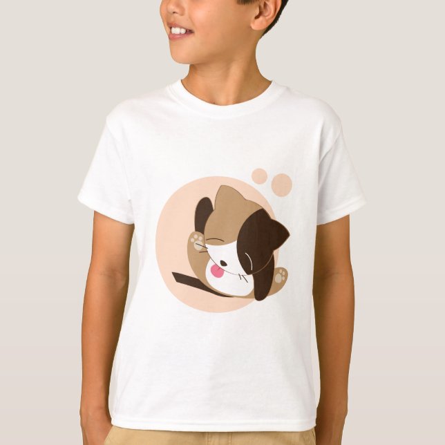 Cute Cat T-Shirt (Front)