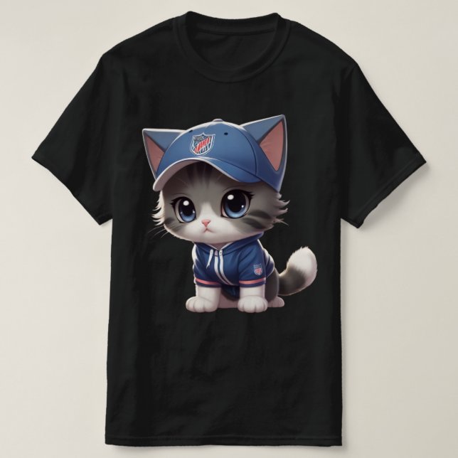 cute cat  T-Shirt (Design Front)