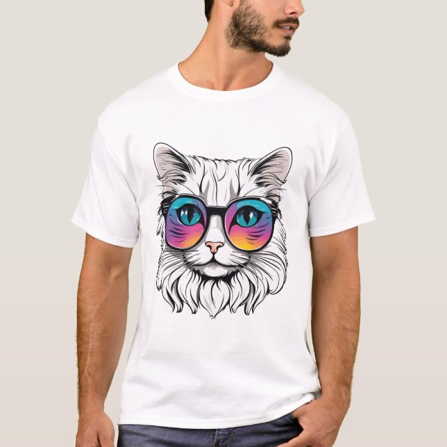Cute Cat T-Shirt (Front)