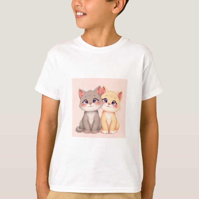 Cute Cat T-Shirt (Front)