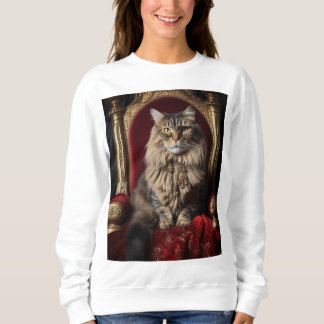 Cute Cat T-Shirt for Adults – Cat Lover Gift Sweatshirt