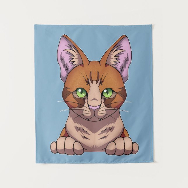Cute Cat Tapestry (Front)