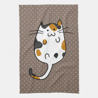 Cute Cat Tea Towel